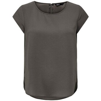 Υφασμάτινα Γυναίκα T-shirts & Μπλούζες Only 15142784 VIC SOLID Grey