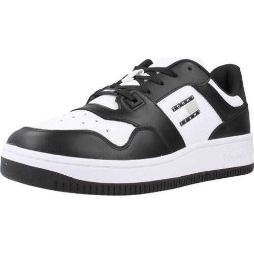 Παπούτσια Άνδρας Sneakers Tommy Jeans BASKET LEATHER Άσπρο