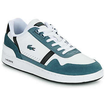 Παπούτσια Άνδρας Χαμηλά Sneakers Lacoste T-CLIP Άσπρο / Μπλέ