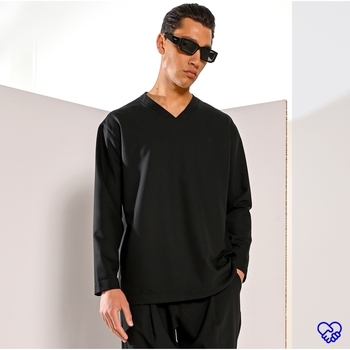 Υφασμάτινα Άνδρας T-shirts & Μπλούζες Diverse ΑΝΔΡΙΚΟ T-SHIRT Black