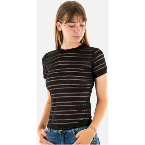 Υφασμάτινα Γυναίκα T-shirts & Μπλούζες Guess W3YP27 KBUA0 Black