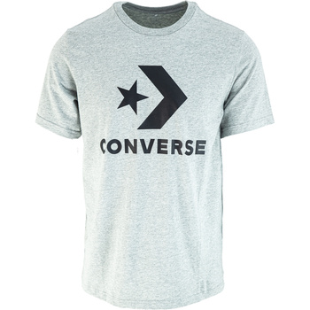 Υφασμάτινα Αμάνικα / T-shirts χωρίς μανίκια Converse Logo Chev Tee Grey