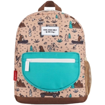 Τσάντες Παιδί Σακίδια πλάτης Hello Hossy Road Trip Kids Backpack - Beige Multicolour