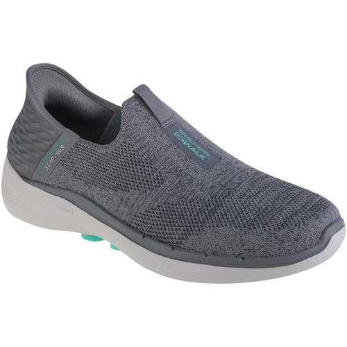 Παπούτσια Γυναίκα Χαμηλά Sneakers Skechers Slip-Ins: GO WALK 6 - Fabulous View Grey