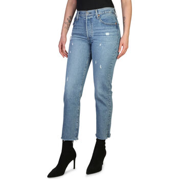 Υφασμάτινα Γυναίκα Jeans Levi's - 501_crop Μπλέ