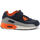 Παπούτσια Άνδρας Sneakers Shone 005-001-V Navy/Orange Μπλέ