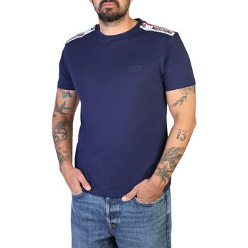 Υφασμάτινα Άνδρας T-shirt με κοντά μανίκια Moschino A0781-4305 A0290 Blue Μπλέ