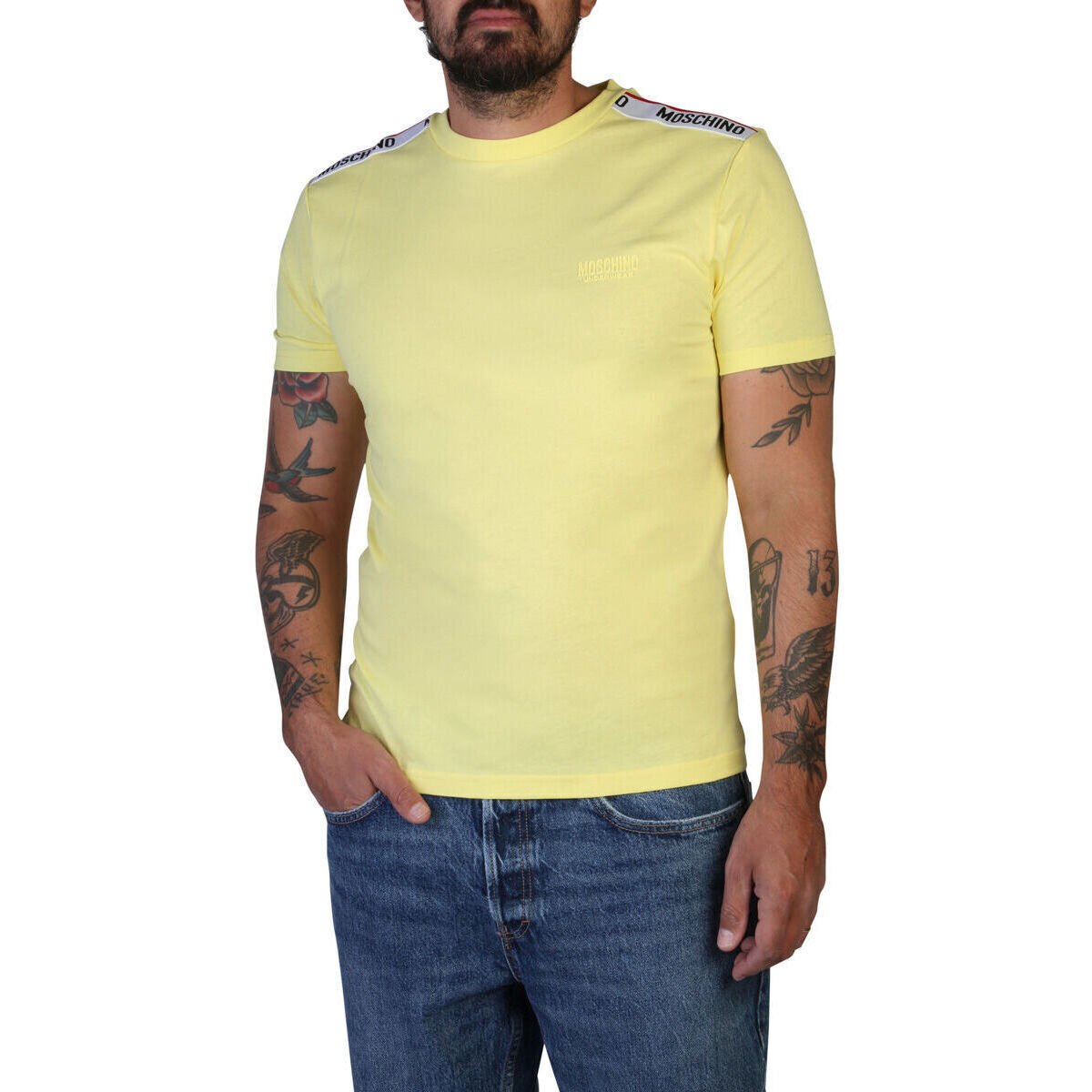 T-shirt με κοντά μανίκια Moschino A0781-4305 A0021 Yellow