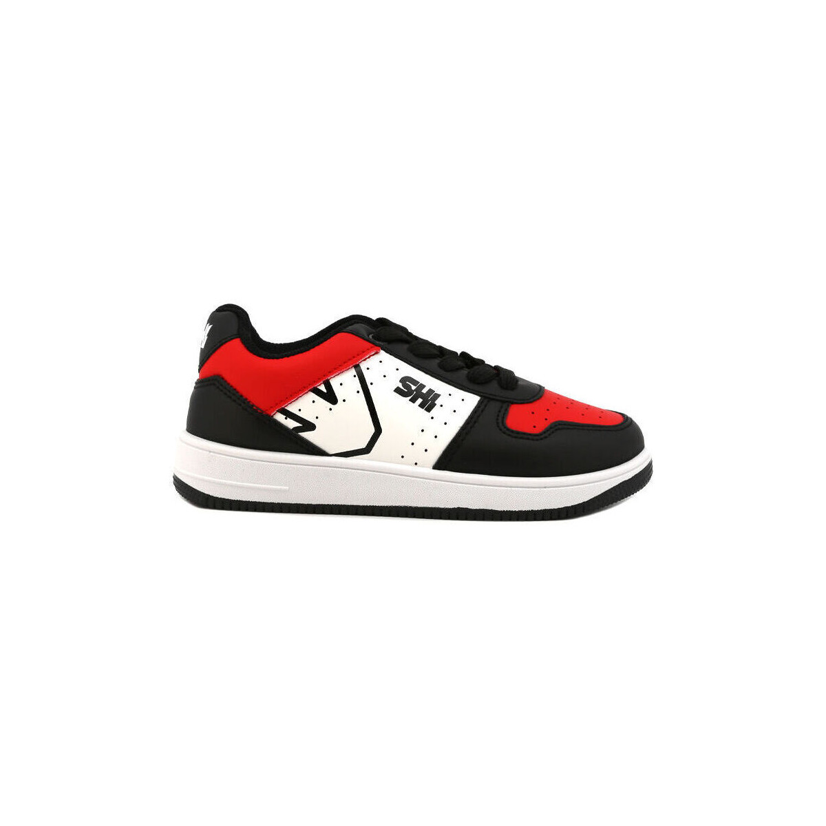 Παπούτσια Άνδρας Sneakers Shone 002-001 Black/Red Black