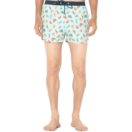 Υφασμάτινα Άνδρας Μαγιώ / shorts για την παραλία Pepe jeans MINHO SWIMSHORTS MEN ΠΟΡΤΟΚΑΛΙ- ΣΙΕΛ