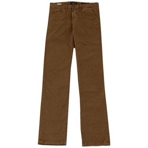 Υφασμάτινα Άνδρας Παντελόνια Staff Jeans CULTON REGULAR FIT PANTS MEN ΚΑΦΕ