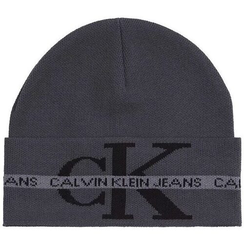 Αξεσουάρ Άνδρας Κασκόλ Calvin Klein Jeans BEANIE AND SCARF SET MEN ΓΚΡΙ- ΜΑΥΡΟ