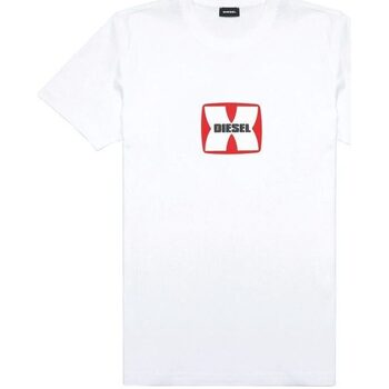 Υφασμάτινα Άνδρας T-shirt με κοντά μανίκια Diesel T-DIEGOR-K47 T-SHIRT MEN ΛΕΥΚΟ