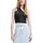 Υφασμάτινα Γυναίκα Μπλουζάκια με μακριά μανίκια Calvin Klein Jeans DOUBLE STRAPS SPANDEX TOP WOMEN ΜΑΥΡΟ