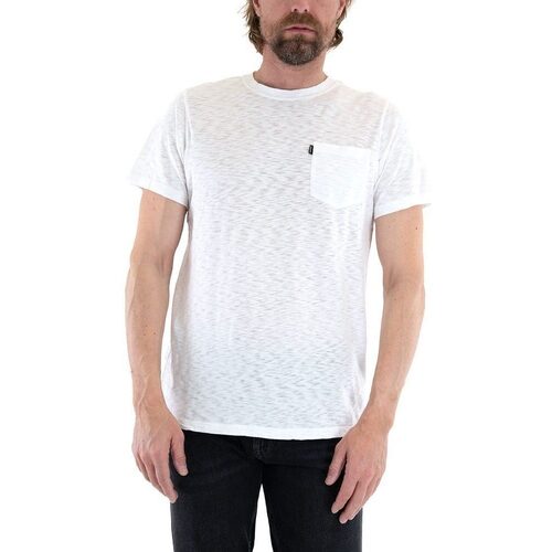 Υφασμάτινα Άνδρας T-shirt με κοντά μανίκια Superdry STUDIOS POCKET T-SHIRT MEN ΛΕΥΚΟ