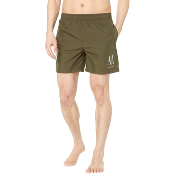 Υφασμάτινα Άνδρας Μαγιώ / shorts για την παραλία EAX MID BOXER SWIMWEAR MEN ΠΡΑΣΙΝΟ