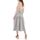 Υφασμάτινα Γυναίκα Φορέματα Lace MIDI DRESS WOMEN ΣΙΕΛ- ΧΡΥΣΟ