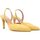 Παπούτσια Γυναίκα Γόβες Bacali Collection LEATHER HIGH HEEL PUMPS WOMEN ΚΙΤΡΙΝΟ