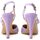 Παπούτσια Γυναίκα Γόβες Bacali Collection LEATHER HIGH HEEL PUMPS WOMEN ΜΩΒ