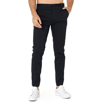 Υφασμάτινα Άνδρας Παντελόνια Calvin Klein Jeans STRETCH SATEEN SLIM FIT L.32 PANTS MEN ΜΑΥΡΟ