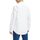 Υφασμάτινα Άνδρας Πουκάμισα με μακριά μανίκια Calvin Klein Jeans CHEST LOGO SLIM STRETCH SHIRT MEN ΛΕΥΚΟ