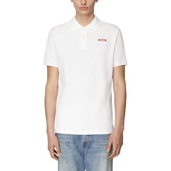 Υφασμάτινα Άνδρας T-shirt με κοντά μανίκια Diesel T-SMITH HS1 POLO T-SHIRT MEN ΛΕΥΚΟ