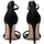 Παπούτσια Γυναίκα Σανδάλια / Πέδιλα Kotris SUEDE HIGH HEEL SANDALS WOMEN ΑΣΗΜΙ- ΜΑΥΡΟ