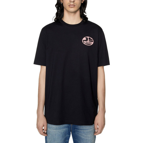Υφασμάτινα Άνδρας T-shirt με κοντά μανίκια Diesel T-JUST-K2 T-SHIRT MEN ΜΑΥΡΟ