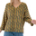 Υφασμάτινα Γυναίκα Μπλουζάκια με μακριά μανίκια My T Wearables OVERSIZED BLOUSE WOMEN ΚΙΤΡΙΝΟ- ΜΠΟΡΝΤΩ- ΠΡΑΣΙΝΟ