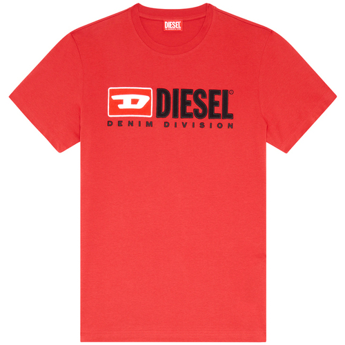 Υφασμάτινα Άνδρας T-shirt με κοντά μανίκια Diesel T-DIEGOR DIV T-SHIRT MEN ΚΟΚΚΙΝΟ- ΛΕΥΚΟ- ΜΑΥΡΟ