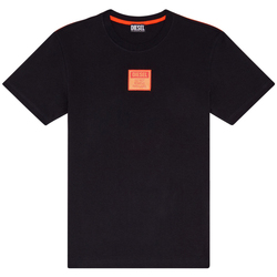 Υφασμάτινα Άνδρας T-shirt με κοντά μανίκια Diesel T-DIEGOR E15 T-SHIRT MEN ΜΑΥΡΟ