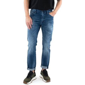 Υφασμάτινα Άνδρας Jeans Staff Jeans SAPPHIRE SLIM FIT TAPERED JEANS MEN ΜΠΛΕ