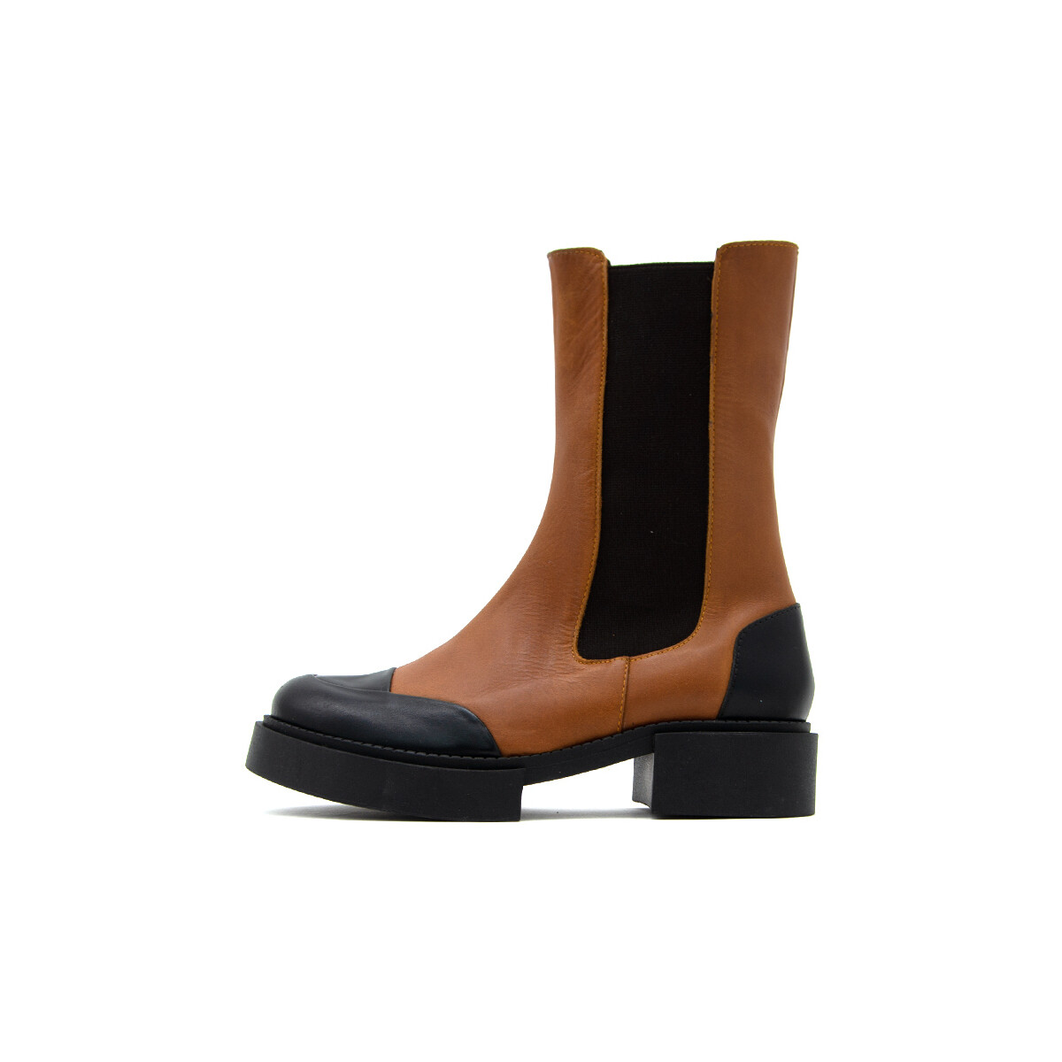 Μποτάκια/Low boots Bacali Collection LEATHER CHELSEA BOOTS WOMEN