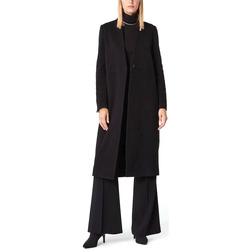 Υφασμάτινα Γυναίκα Παλτό Calvin Klein Jeans WOOL LIGHTWEIGHT COAT WOMEN ΜΑΥΡΟ