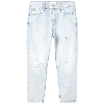 Υφασμάτινα Άνδρας Jeans Calvin Klein Jeans CROPPED DAD FIT JEANS MEN ΜΠΛΕ