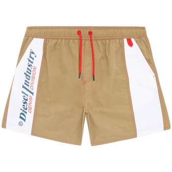 Υφασμάτινα Άνδρας Μαγιώ / shorts για την παραλία Diesel BMBX-CAYBAY SWIM SHORTS MEN ΛΕΥΚΟ- ΧΑΚΙ