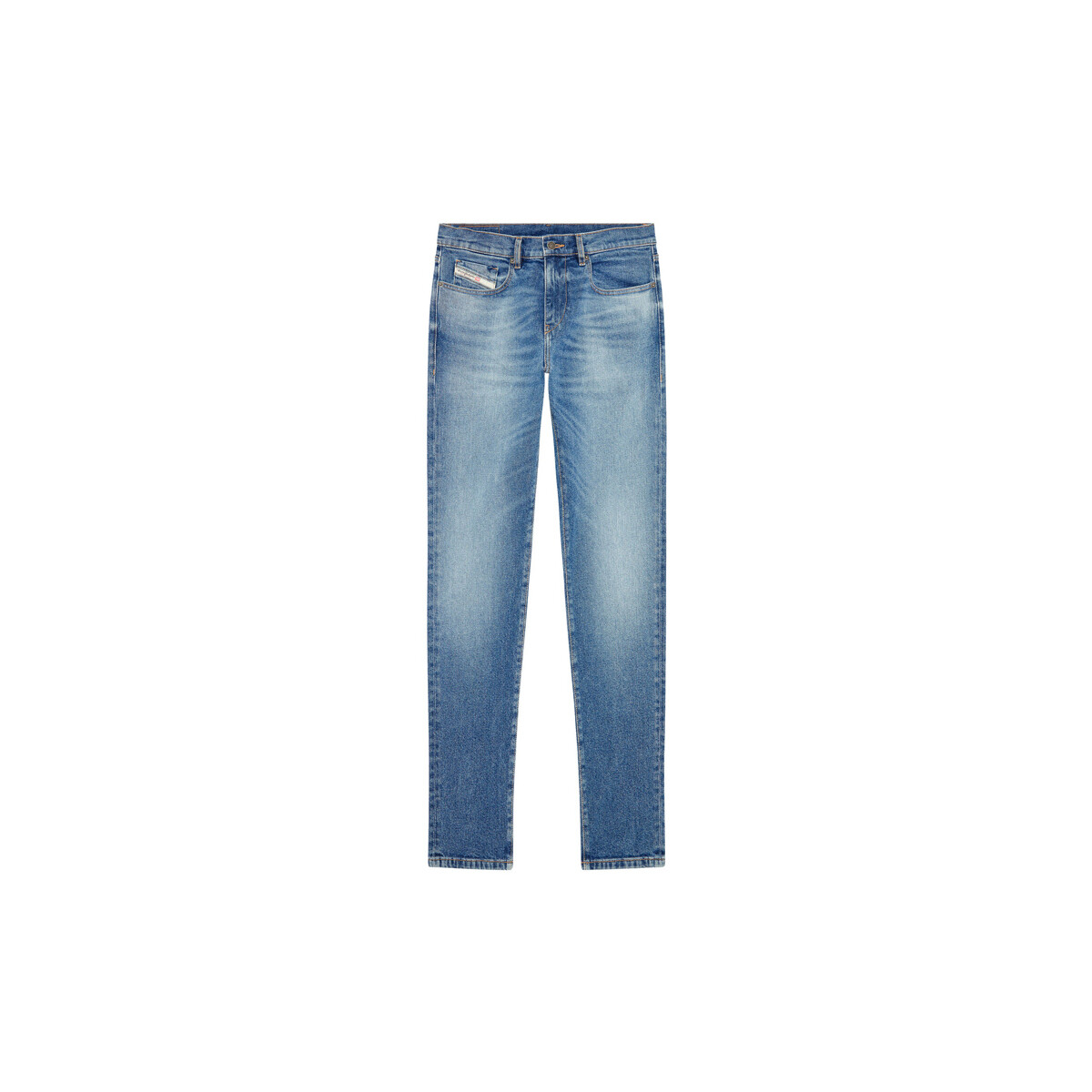Υφασμάτινα Άνδρας Jeans Diesel 2019 D-STRUKT MID WAIST SLIM FIT L.32 JEANS MEN ΜΠΛΕ