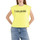 Υφασμάτινα Γυναίκα T-shirt με κοντά μανίκια Replay T-SHIRT WOMEN ΚΙΤΡΙΝΟ- ΜΑΥΡΟ