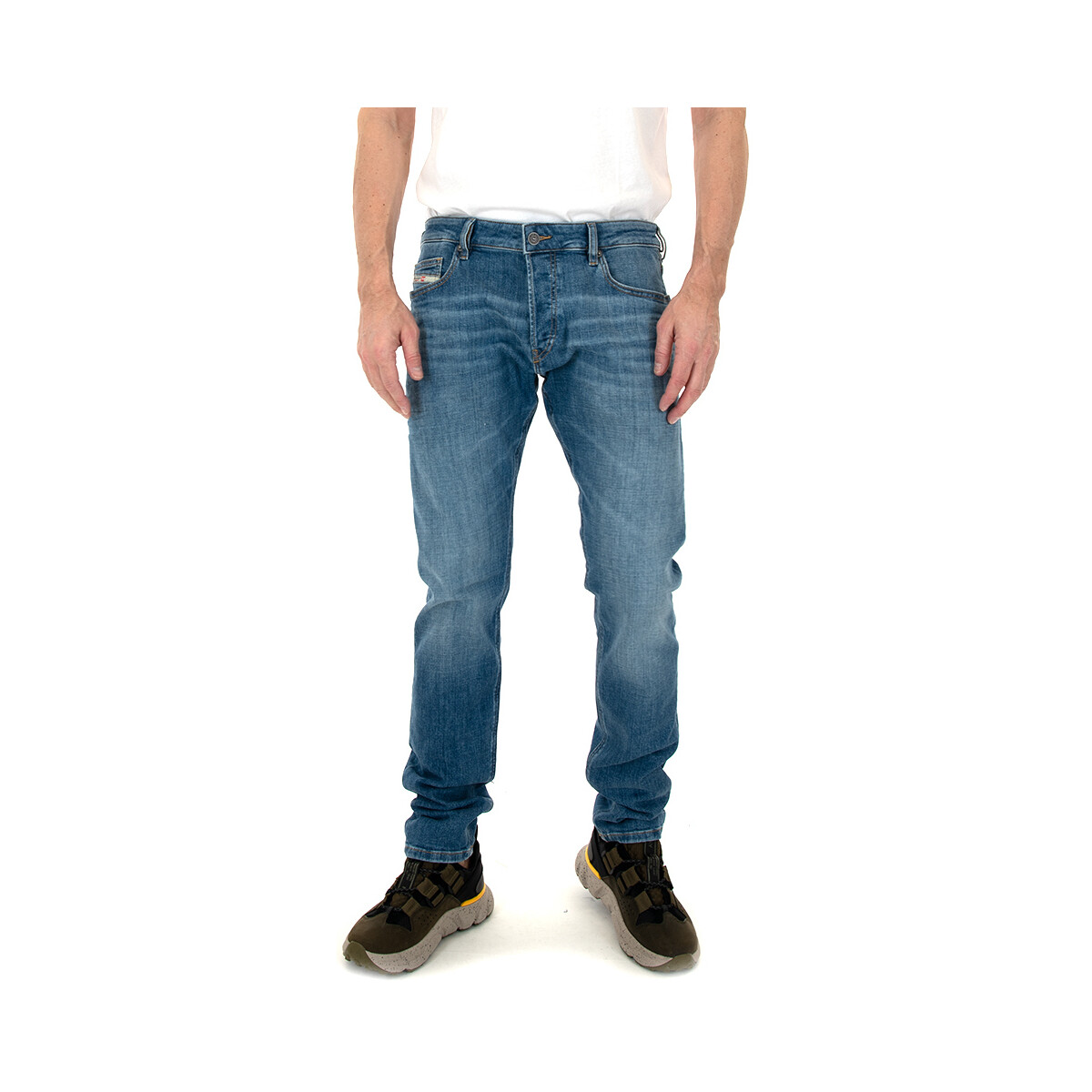 Υφασμάτινα Άνδρας Jeans Diesel D-LUSTER SLIM FIT L.34 JEANS MEN ΜΠΛΕ