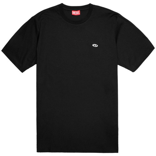 Υφασμάτινα Άνδρας T-shirt με κοντά μανίκια Diesel T-JUST-DOVAL-PJ T-SHIRT MEN ΜΑΥΡΟ