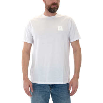Υφασμάτινα Άνδρας T-shirt με κοντά μανίκια EAX T-SHIRT MEN ΑΣΗΜΙ- ΛΕΥΚΟ
