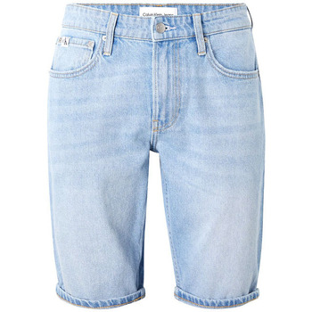 Υφασμάτινα Άνδρας Σόρτς / Βερμούδες Calvin Klein Jeans REGULAR FIT DENIM BERMUDA SHORTS MEN ΜΠΛΕ