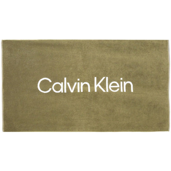 Σπίτι Πετσέτες θαλάσσης Calvin Klein Jeans TOWEL UNISEX ΛΕΥΚΟ- ΧΑΚΙ