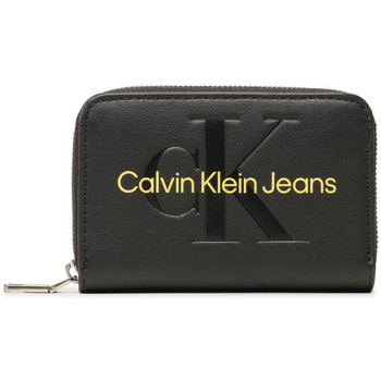 Τσάντες Γυναίκα Πορτοφόλια Calvin Klein Jeans ACCORDION ZIP AROUND WALLET WOMEN ΜΑΥΡΟ