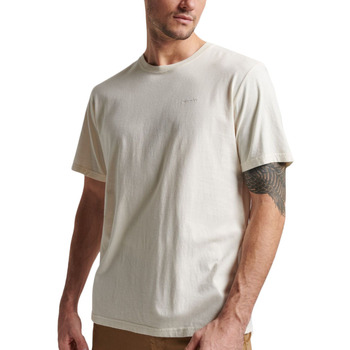 Υφασμάτινα Άνδρας T-shirt με κοντά μανίκια Superdry VINTAGE WASHED T-SHIRT MEN ΕΚΡΟΥ