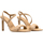 Παπούτσια Γυναίκα Σανδάλια / Πέδιλα Carrano E27219 LEATHER HIGH HEEL SANDALS WOMEN ΜΠΕΖ