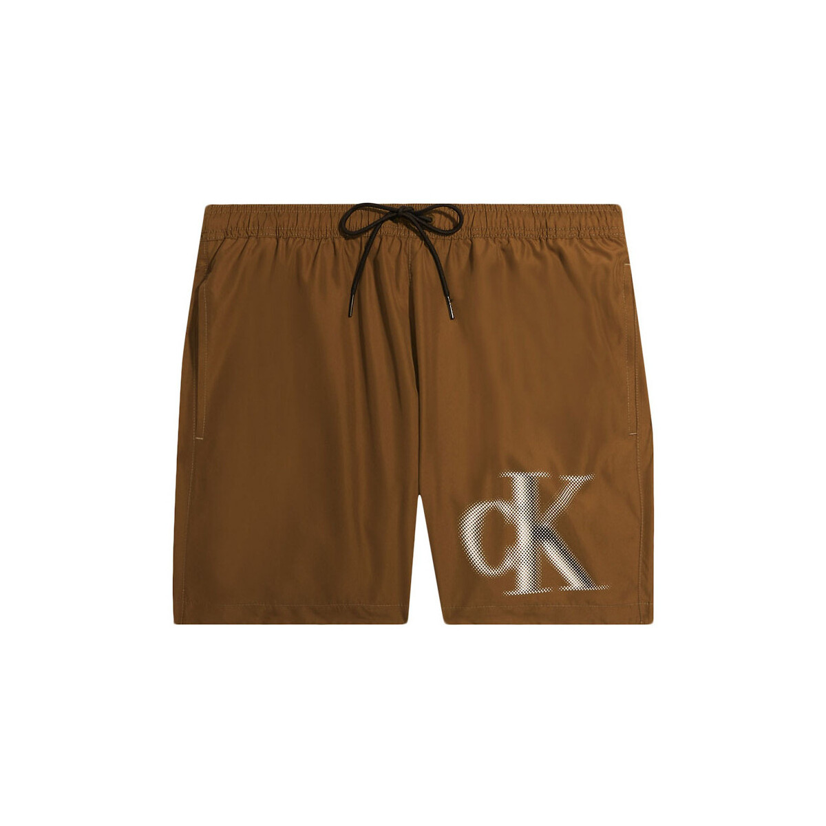 Υφασμάτινα Άνδρας Μαγιώ / shorts για την παραλία Calvin Klein Jeans MEDIUM DRAWSTRING GRAPHIC SWIMSHORTS MEN ΛΕΥΚΟ- ΧΑΚΙ