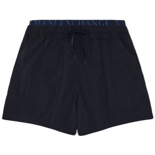 Υφασμάτινα Άνδρας Μαγιώ / shorts για την παραλία EAX WOVEN BOXER SWIMSHORTS MEN ΜΠΛΕ