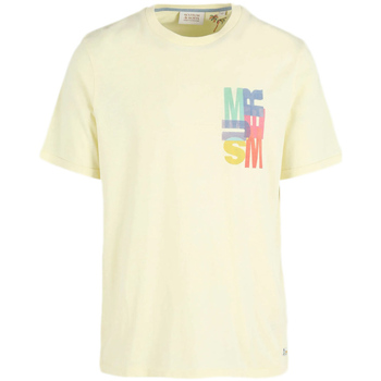 Υφασμάτινα Άνδρας T-shirt με κοντά μανίκια Scotch & Soda SUMMER ARTWORK T-SHIRT MEN SCOTCH & SODA ΚΙΤΡΙΝΟ