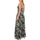 Υφασμάτινα Γυναίκα Φορέματα Zoya MAXI DRESS WOMEN ΚΙΤΡΙΝΟ- ΜΑΥΡΟ- ΜΩΒ
